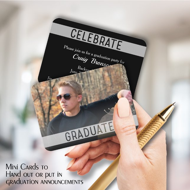 MINI Graduate Photo Invitation Cards (Creator Uploaded)