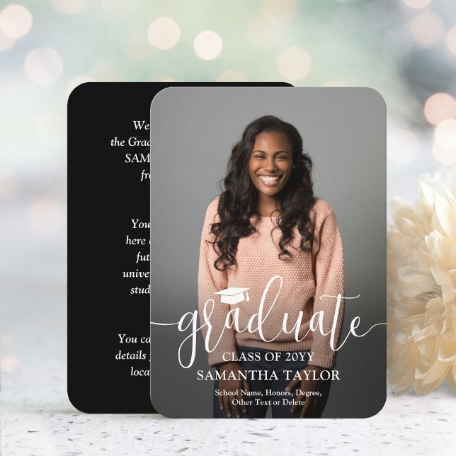 Mini Graduation Announcement Photo Invitation (Creator Uploaded)