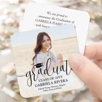 Mini Graduation Photo Announcement or Invitation