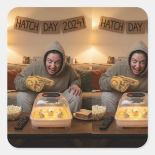 Mini Hatch Celebration – Fun Sticker