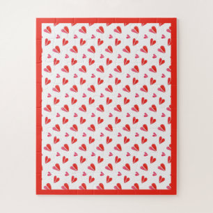 Mini Hearts 16"x20" Big Pieces Puzzle 