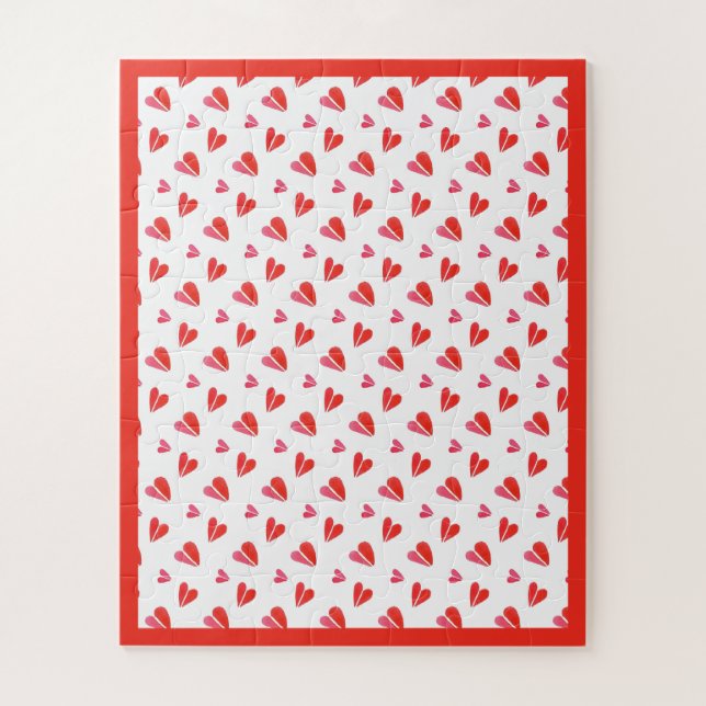 MINI HEARTS 16x20 Big Pieces Puzzle  (Vertical)