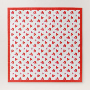 Mini Hearts 20"x20" Puzzle 