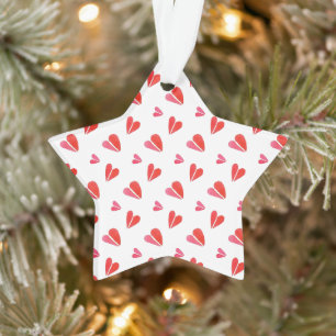 MINI HEARTS Acrylic Star Ornament
