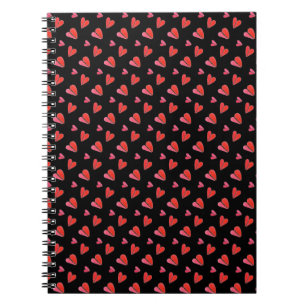 MINI HEARTS II 6.5x8.75 Spiral Notebook