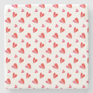 Mini Hearts Marble Stone Coaster