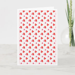 MINI HEARTS Valentine's Day Card
