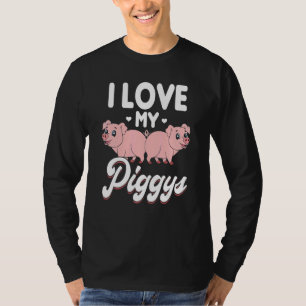 Mini House Pig I Love My Piglet Teacup Pig Mom 1 T-Shirt