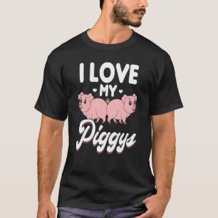 Mini House Pig I Love My Piglet Teacup Pig Mum 1 T-Shirt