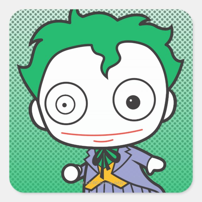Mini Joker Square Sticker (Front)