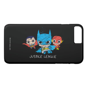 Mini Justice League Sketch iPhone 8 Plus/7 Plus Case
