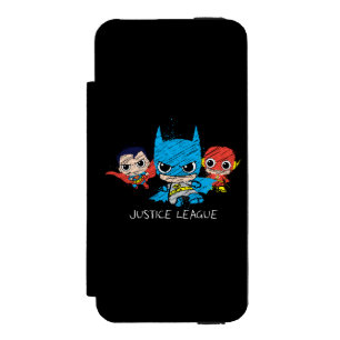 Mini Justice League Sketch Incipio Watson™ iPhone 5 Wallet Case