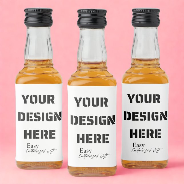 Mini Liquor Bottle Labels 3" x 2" (Creator Uploaded)