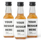 Mini Liquor Bottle Labels 3" x 2"