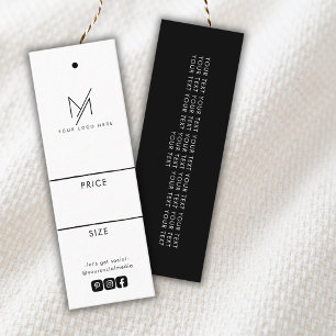 Mini Logo Minimal Social Media Brand Price Tag