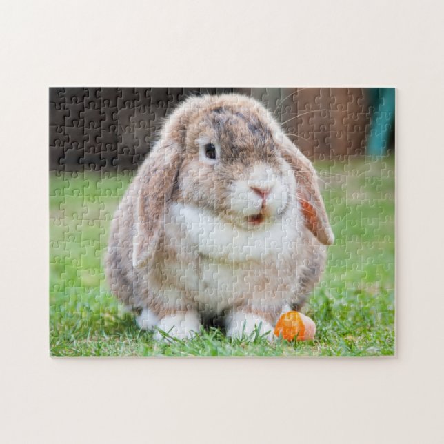 Mini Lop Bunny Rabbit Jigsaw Puzzle (Horizontal)
