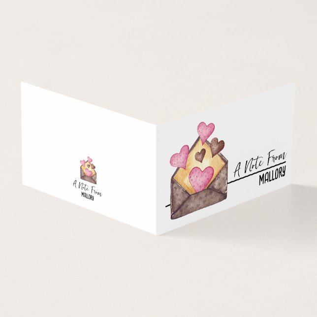 Mini Lunchbox Cards Personalised with Your Name (Outside)