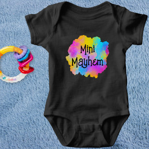 Mini Mayhem  Baby Bodysuit