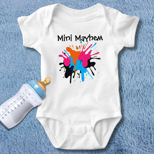 Mini Mayhem  Baby Bodysuit