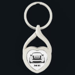 MINI Me Heart Key Chain<br><div class="desc">For the MINI Cooper owner with a sense of humour!  Classic take on the Mini Me character from the movies!</div>