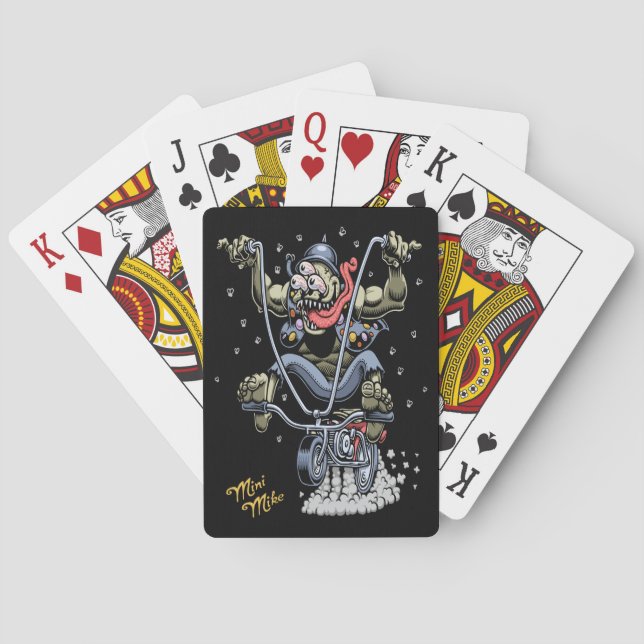 Mini Mike Playing Cards (Back)