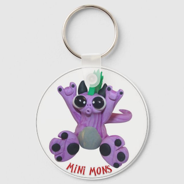 Mini Mons "Star struck" Key-chain Key Ring (Front)