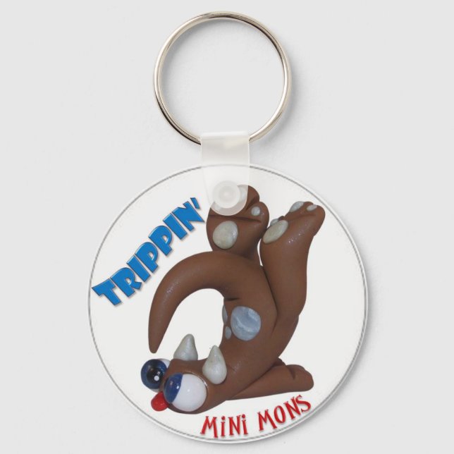 Mini Mons "Trippin" Key-chain Key Ring (Front)