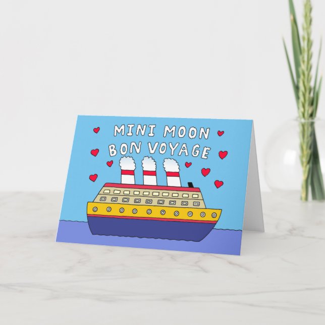 Mini Moon BonVoyage Card (Front)