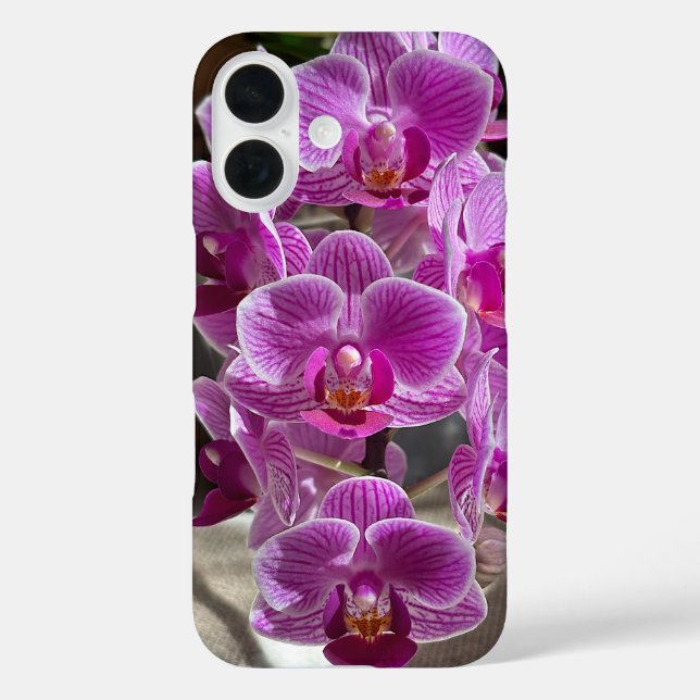 Mini Phalaenopsis Sogo Vivien Purple Orchid Flower Case-Mate iPhone Case (Back)