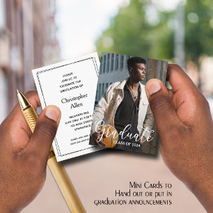 MINI Photo 2024 Graduation Invitations