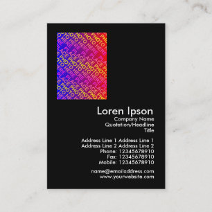 Mini Photocard Template Business Card