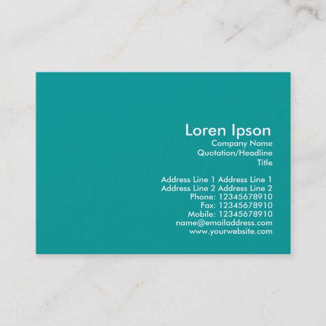 Mini Photocard Template Business Card (Front)