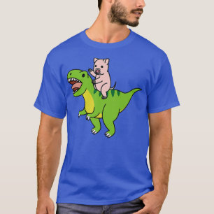 Mini Pig Riding T-Rex Dinosaur Pet Premium T-Shirt