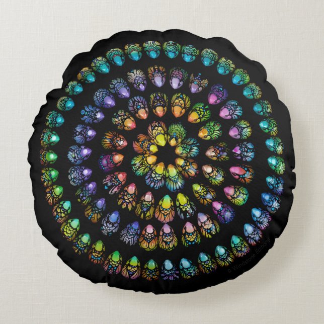Mini Poad™ mandala pillow (Front)