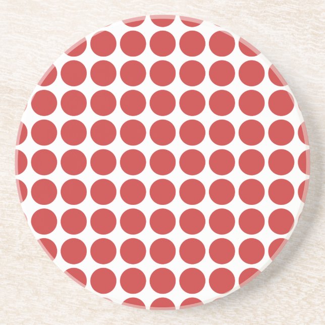 Mini Polka Dots Coaster (Front)