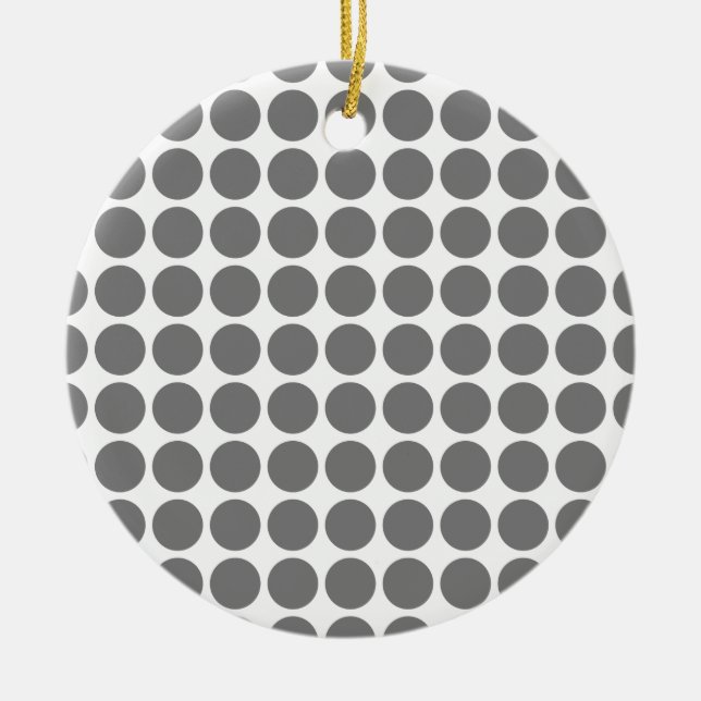 Mini Polka Dots Ornament (Front)