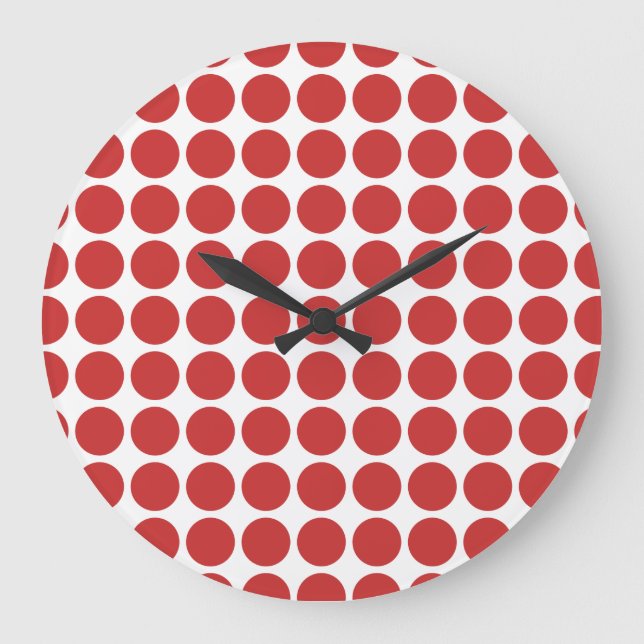 Mini Polka Dots Wall Clock (Front)