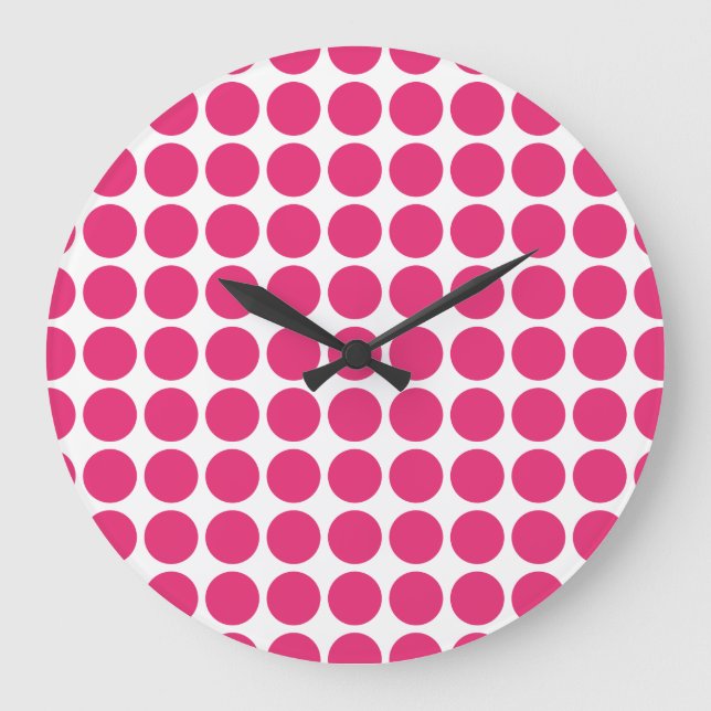 Mini Polka Dots Wall Clock (Front)