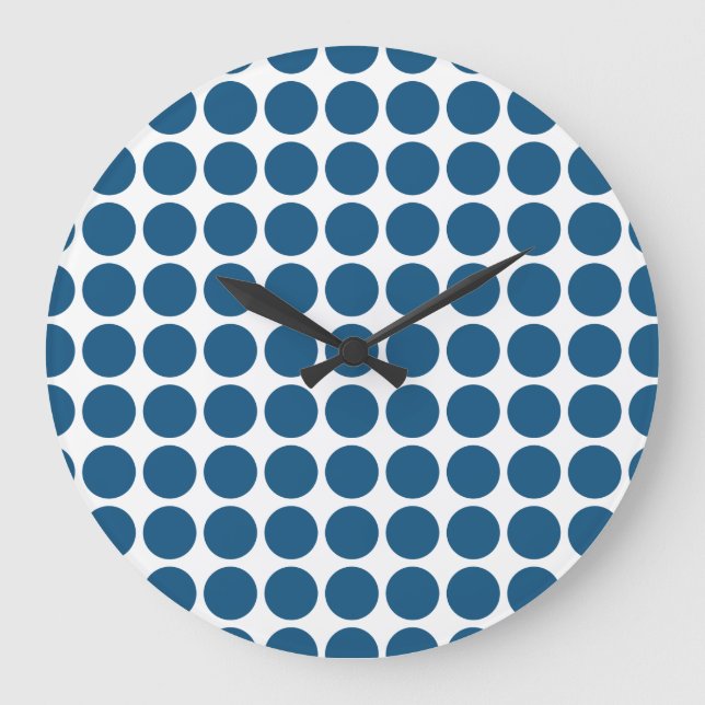 Mini Polka Dots Wall Clock (Front)