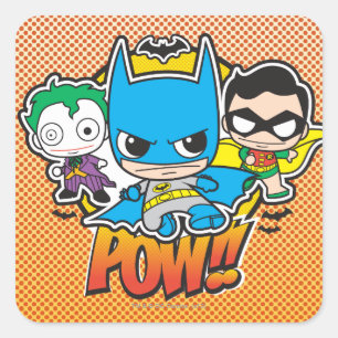 Mini Pow Square Sticker