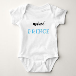 Mini Prince, Baby Shower, Newborn Boy,  Baby Bodysuit
