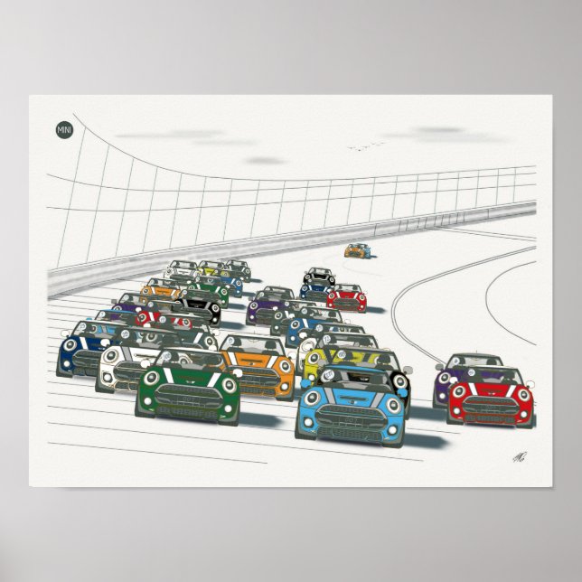 Mini Racing Track 1 Poster (Front)