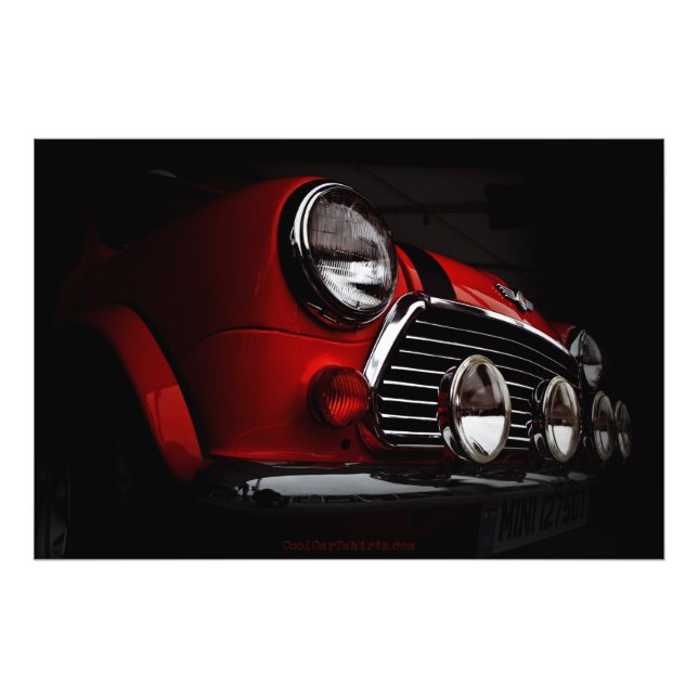 Mini rally lights high quality photography photo print (Front)