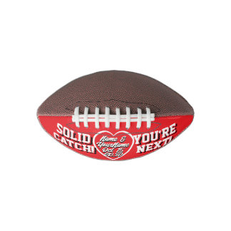 MINI -Red & White- Alternative Garter Toss Wedding Football