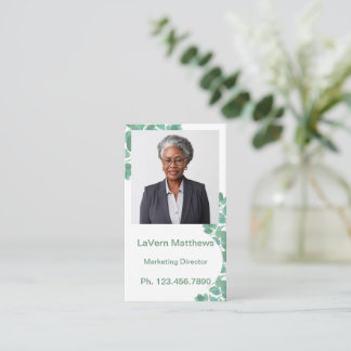 Mini Resume Card | Networking Card Green