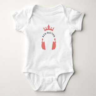 Mini Rex fan baby grow Baby Bodysuit