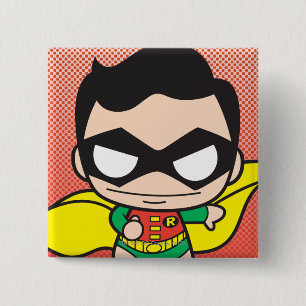 Mini Robin 15 Cm Square Badge
