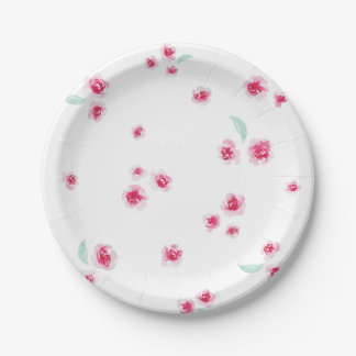 Mini Rose Paper Plate