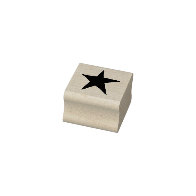 Mini rubber stamp star (Stamp)