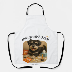 Mini Schnauzer Dog Lovers Apron